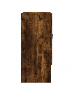 Armadietto a Muro Rovere Fumo 60x31x70 cm in Legno Multistrato
