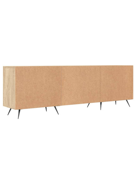 Mobile Porta TV Rovere Sonoma 150x30x50 cm in Legno Multistrato