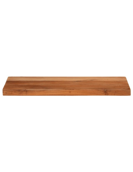 Piano per Tavolo 60x40x2,5cm Rettangolare Legno Massello Acacia
