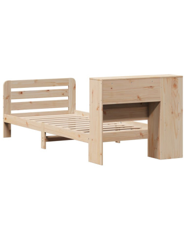 Giroletto senza Materasso 90x200 cm in Legno Massello di Pino