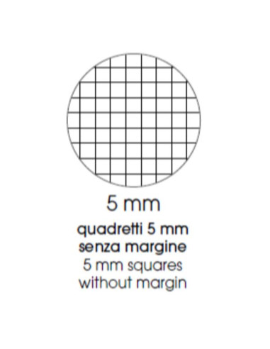 CF5 QUAD CART A5 80GR R.5MM COL ASS