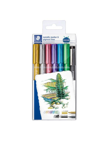 CF6 METALLIC PEN MARCATORI 1/2MM