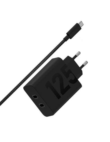Motorola TurboPower 125W Duo Charger Universale Nero AC Ricarica rapida Interno