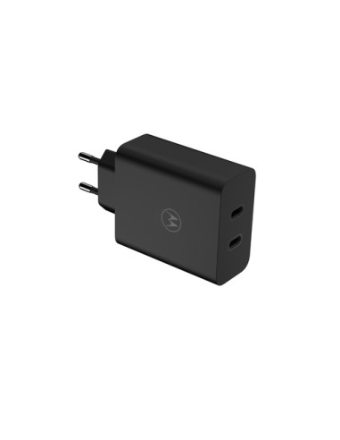 Motorola TurboPower 125W Duo Charger Universale Nero AC Ricarica rapida Interno