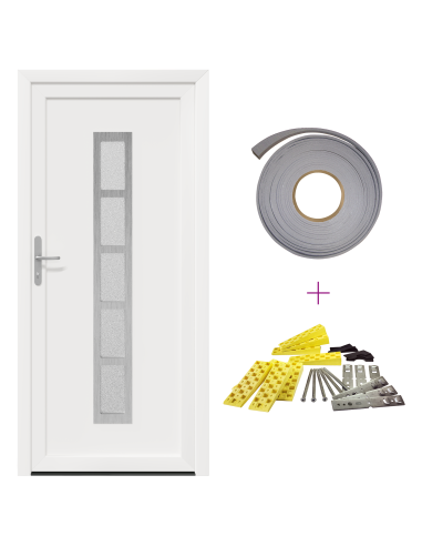 Porta Frontale Bianco 98 x 208 cm PVC