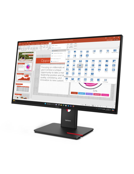 Lenovo ThinkVision T27-40 LED display 68,6 cm (27") 1920 x 1080 Pixel Full HD Nero