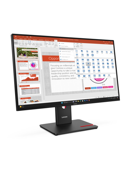 Lenovo ThinkVision T27-40 LED display 68,6 cm (27") 1920 x 1080 Pixel Full HD Nero