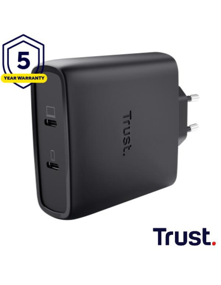 MAXO 100W 2P USB-C GAN CHARGER BLK