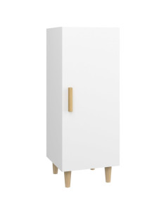 Credenza Bianca 34,5x34x90 cm in Legno Multistrato 2