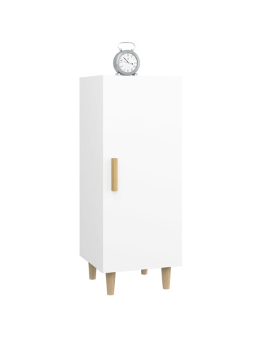 Credenza Bianca 34,5x34x90 cm in Legno Multistrato