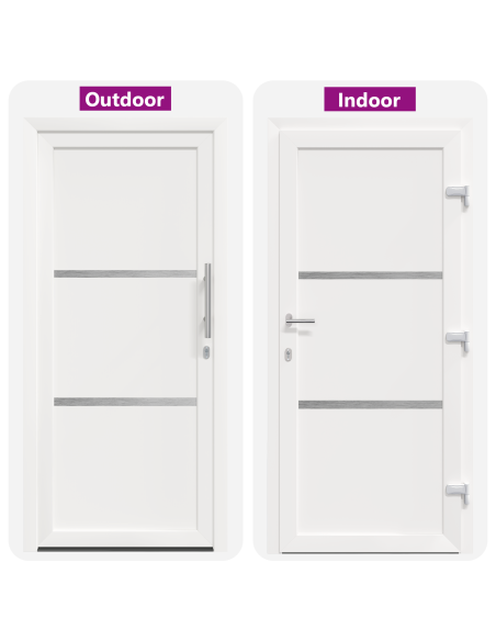 Porta Frontale Bianco 98 x 208 cm PVC