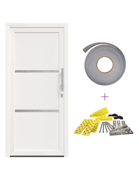 Porta Frontale Bianco 98 x 208 cm PVC