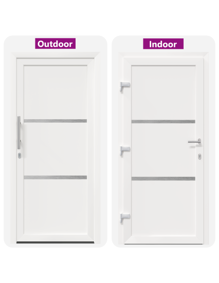 Porta Frontale Bianco 98 x 208 cm PVC