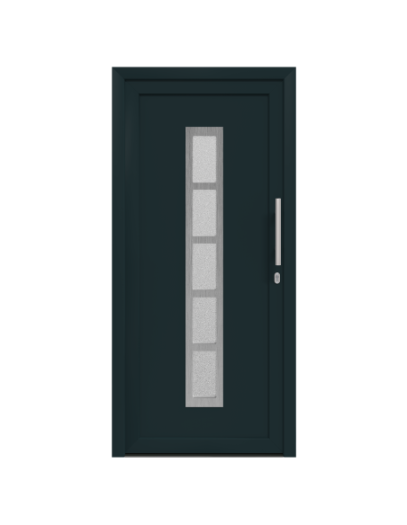 Porta Frontale Antracite 108 x 208 cm PVC