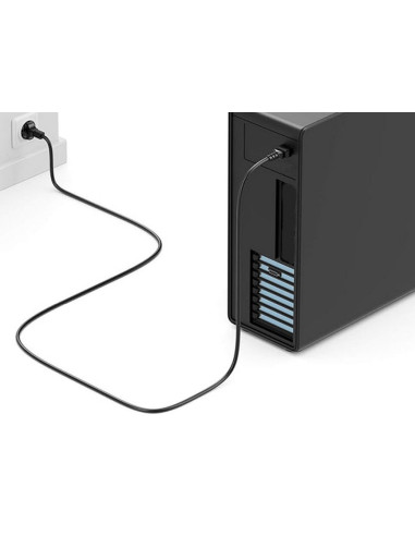 Equip 112111 cavo di alimentazione Nero 3 m CEE7/7 IEC C13