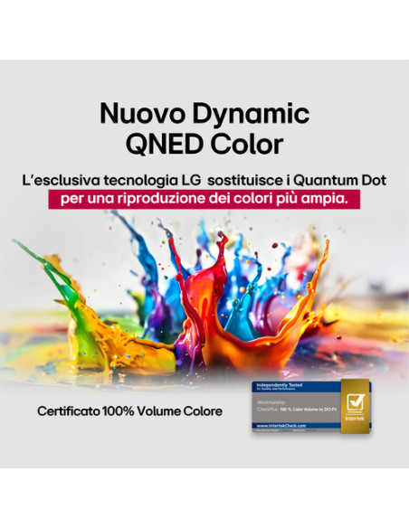 LG QNED AI 43QNED80A6B TV Serie QNED80 43'' 4K, α7 Gen8, HDR10, 20W, 3 HDMI con Game Optimizer, Smart TV WebOS 25