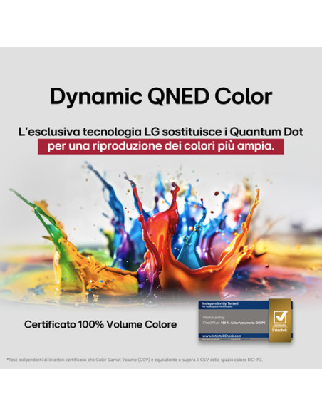 LG QNED evo AI 50QNED86A6C TV Serie QNED86 50'' 4K, α7 Gen8, HDR10, 20W, 3 HDMI con Game Optimizer, Smart TV WebOS 25