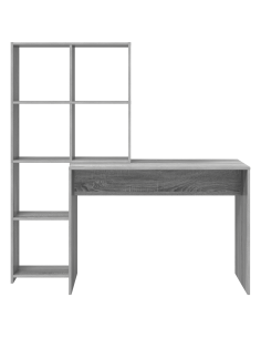 Scrivania Grigio Sonoma 138,5 x 55 x 143 cm Legno multistrato