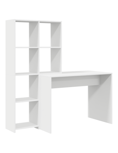 Scrivania Bianco 138,5 x 55 x 143 cm Legno multistrato