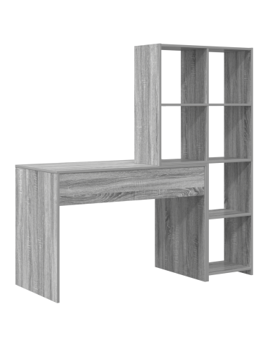 Scrivania Grigio Sonoma 138,5 x 55 x 143 cm Legno multistrato