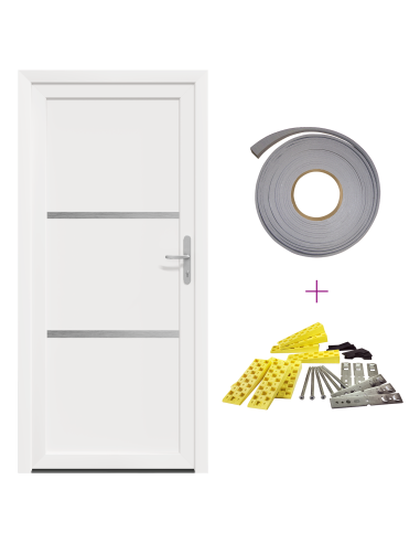 Porta Frontale Bianco 108 x 208 cm PVC