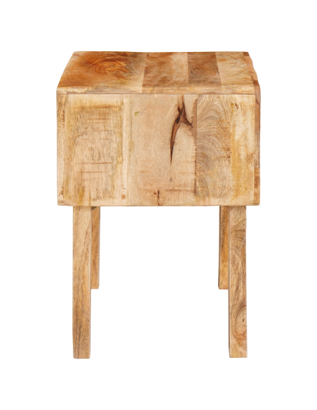 Tavolino Marrone 40 x 32 x 46 cm Legno di mango massello