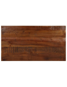 Piano Tavolo 100x50x3,8 cm Rettangolare in Massello di Recupero 2