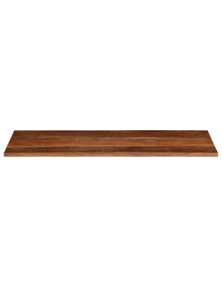 Piano Tavolo 140x50x3,8 cm Rettangolare in Massello di Recupero