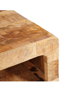 Tavolino Marrone 40 x 32 x 46 cm Legno di mango massello 2