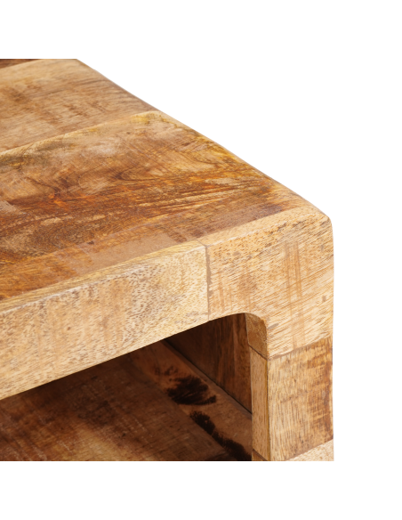 Tavolino Marrone 40 x 32 x 46 cm Legno di mango massello