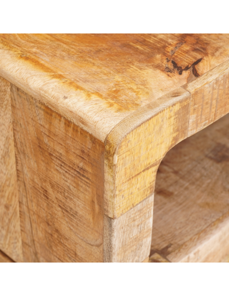 Tavolino Marrone 40 x 40 x 49 cm Legno di mango massello