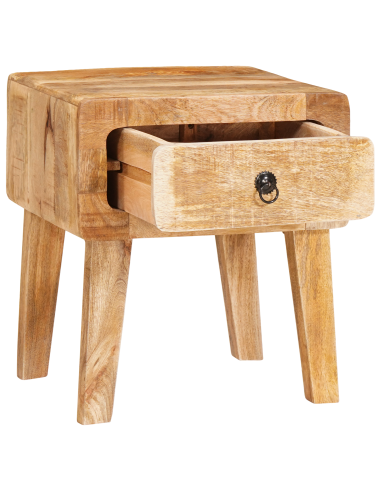 Tavolino Marrone 40 x 32 x 46 cm Legno di mango massello