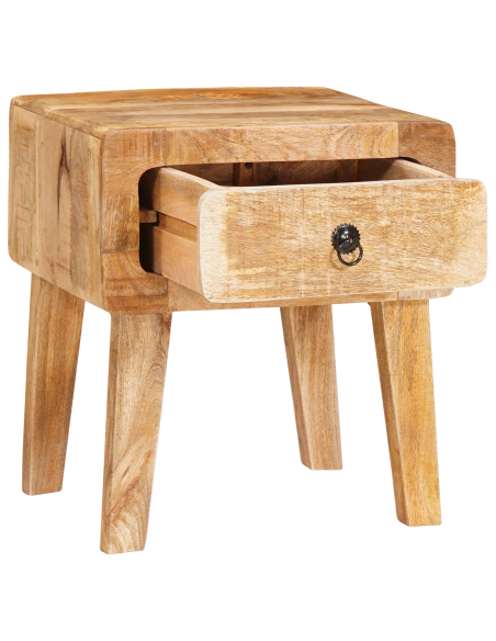 Tavolino Marrone 40 x 32 x 46 cm Legno di mango massello