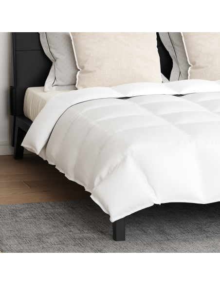 Piumone con cuscino 3 pcs Bianco 240 x 260 cm Piume