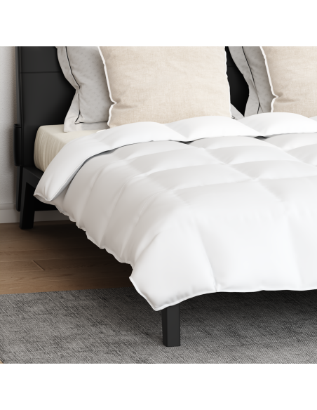 Set di Piumoni con cuscino 3 pcs Bianco Piuma d'anatra