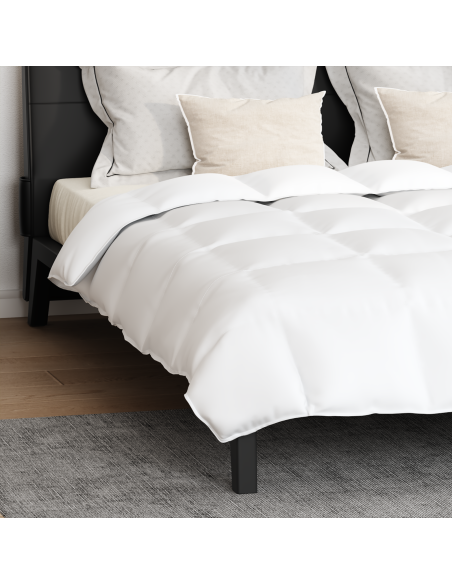 Set di Piumoni con cuscino 3 pcs Bianco Piuma d'anatra