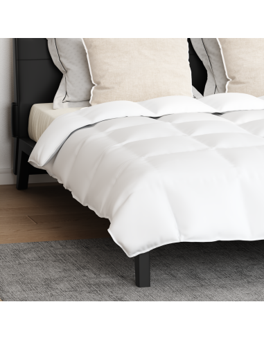 Set di Piumoni con cuscino 3 pcs Bianco Piuma d'anatra