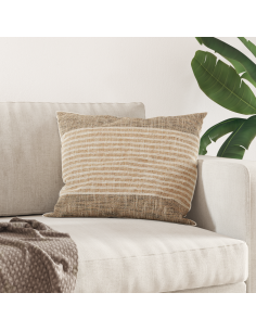 Cuscino Bianco 40 x 60 cm Cotone e Poliestere