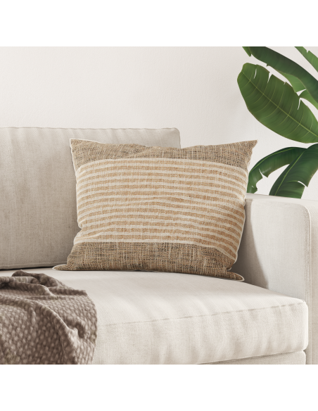 Cuscino Bianco 40 x 60 cm Cotone e Poliestere