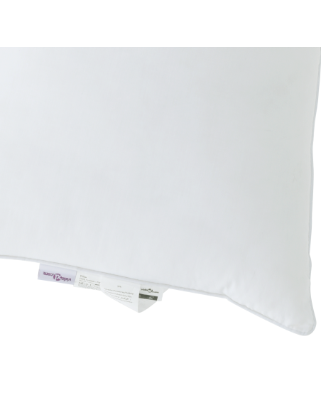 Cuscino Bianco 40 x 60 cm Cotone e Poliestere