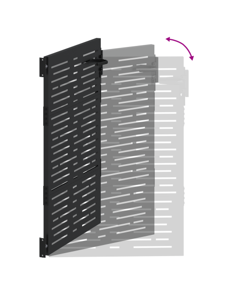 Cancello da giardino con blocco Nero 105 x 125 cm