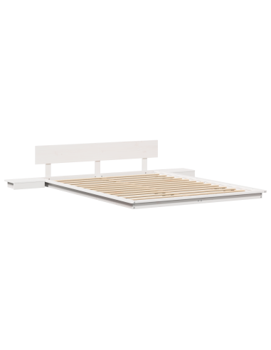 Struttura del letto Bianco 140 x 200 cm legno