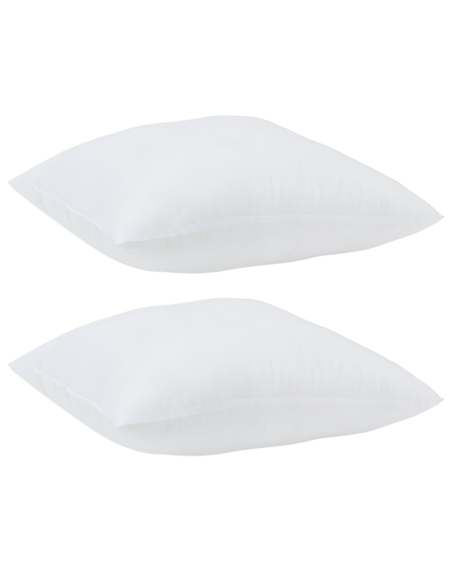 Cuscini 2 pcs Bianco 40 x 40 cm 85gsm 100% poliestere