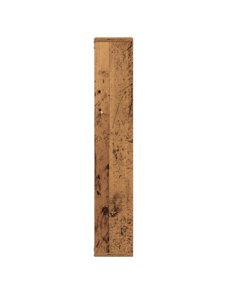 Mensola da parete in legno antico 36x16x90 cm in legno ingegnerizzato