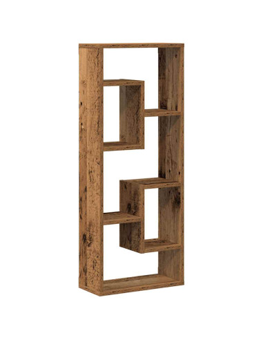 Mensola da parete in legno antico 36x16x90 cm in legno ingegnerizzato