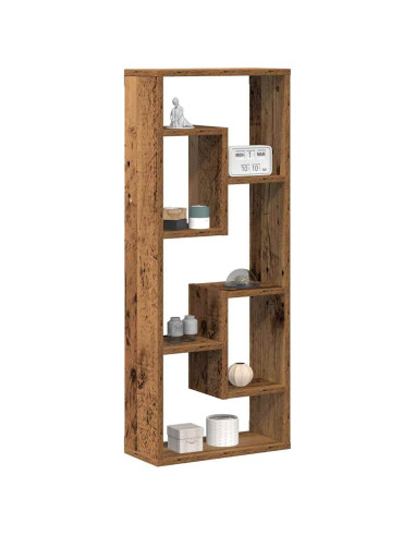 Mensola da parete in legno antico 36x16x90 cm in legno ingegnerizzato