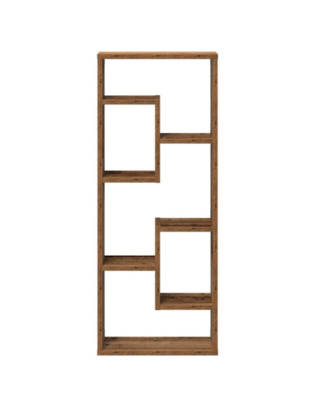Mensola da parete in legno antico 36x16x90 cm in legno ingegnerizzato