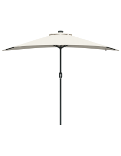 Ombrello da giardino Sabbia 294 x 150 x 223 cm 2