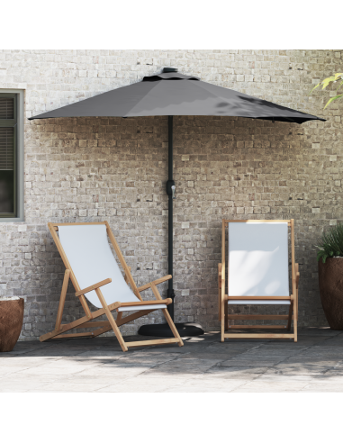 Ombrello da giardino Antracite 294 x 150 x 223 cm