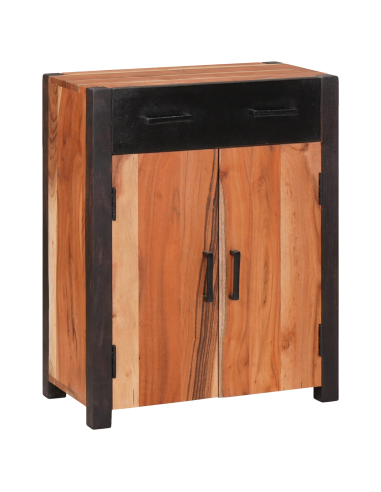 Credenza Marrone 55 x 30 x 75 cm Legno di Acacia Massello